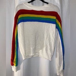 Rainbow Striped Sweater